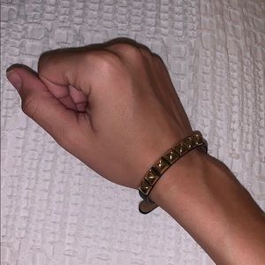 Black leather Juicy couture bracelet